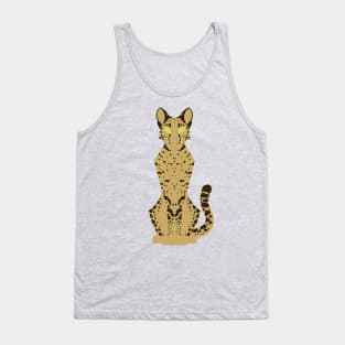 Minimalist Serval Tank Top